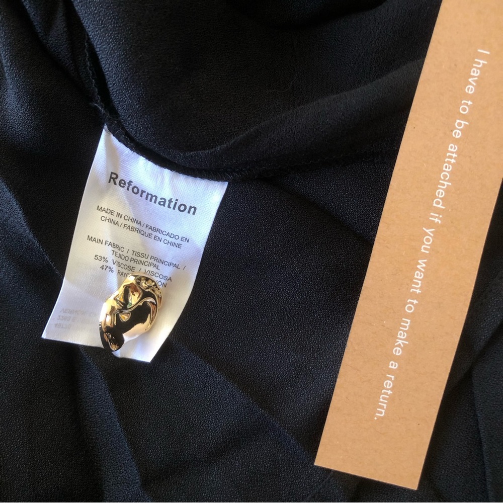 Reformation Wilde Dress - Black - Picture 5 of 6